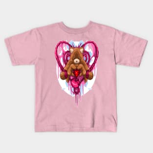 Teddy Bear Candy Gore Kids T-Shirt
